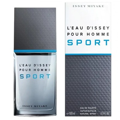 L'Eau D'Issey Sport by Issey Miyake for Men Eau de Toilette Spray 3.3 oz