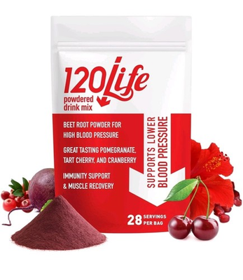 #ad 120Life Blood Pressure Drink Mix Beet Root amp; Pomegranate 28 servs $64.99