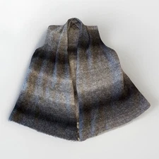 EILEEN FISHER Women's Vest Sweater Open Mohair Black/Gray Sz XL