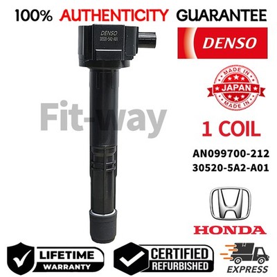 x1 GENUINE DENSO Ignition Coil For 2013-2018 Honda & Acura 2.4L I4, AN099700-212