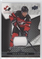 2018 Upper Deck Team Canada Juniors Team Canada Jerseys Kale Clague #10 0c3
