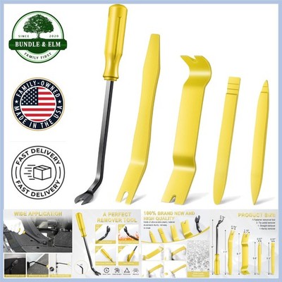 Heavy-Duty 5-Piece Auto Trim Tool Kit - Precision Design for Safe Interior Work