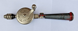 Vintage Proto Adjustable Hand Drill Egg Beater #370 Carpenter Woodworking Tool