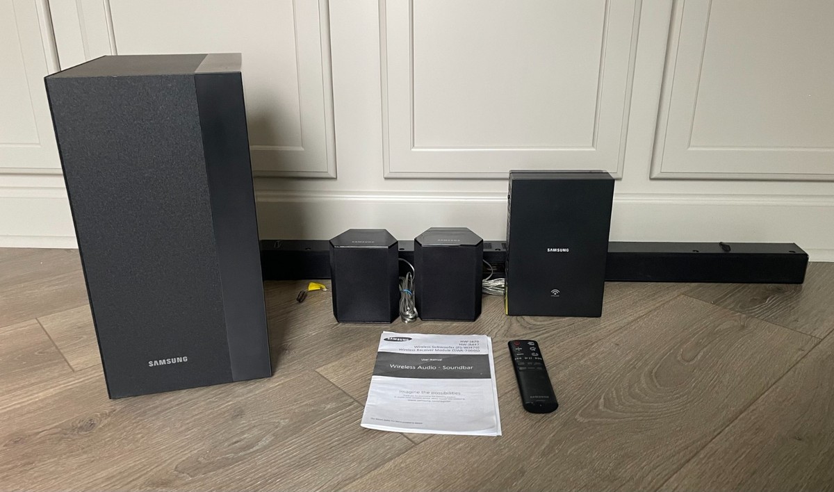 Samsung HW-J470 Wireless Audio Soundbar w/ Wireless Subwoofer