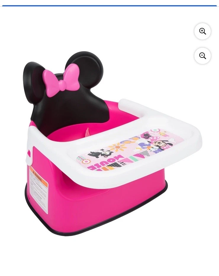 The First Years Disney Minnie Mouse Mealtime Booster Seat - Toddler Feeding Seat