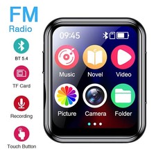 HiFi MP3 Music Player, Bluetooth 5.4, 2 HD Screen, 128GB Expandable Storage