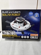STEM Build and Learn Solar Robot Space Shuttle Astronaut 6-In-1 Robot Model Kit