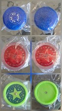 Vintage Yo-Yo Lot 3pc Yomega Saber Wing Fireball Illuminations Glow-Yo Fli-Back