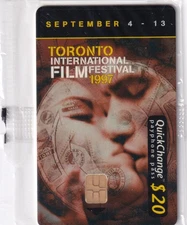 TIFF 1997 QuickChange Phone Card - Bell, Toronto International Festival