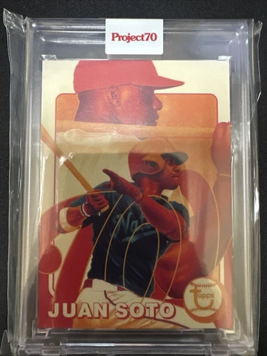JUAN SOTO 2021 TOPPS PROJECT 70 1975 TOPPS BASEBALL BY MATT TAYLOR