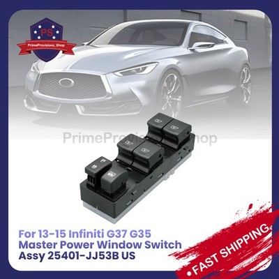NEW Master Power Window Switch Assy For 13-15 Infiniti G37 G35 25401-JJ53B