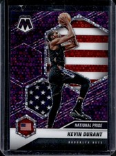 2020-21 Panini Mosaic Kevin Durant Fast Break Purple National Pride #/50 Nets