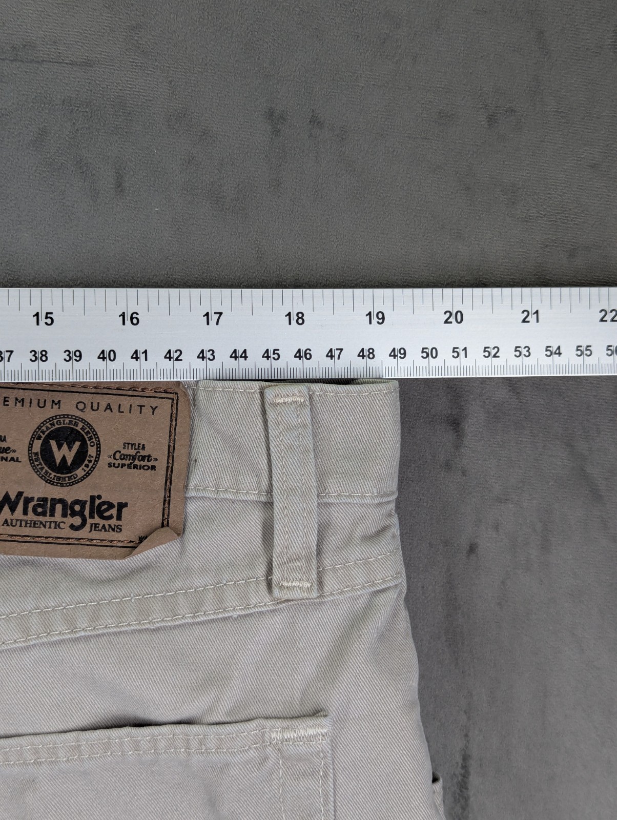 Wrangler Chino Shorts Men's Size 38 Cotton Relaxed Fit Y2K Made In Mexico Jorts image 9
