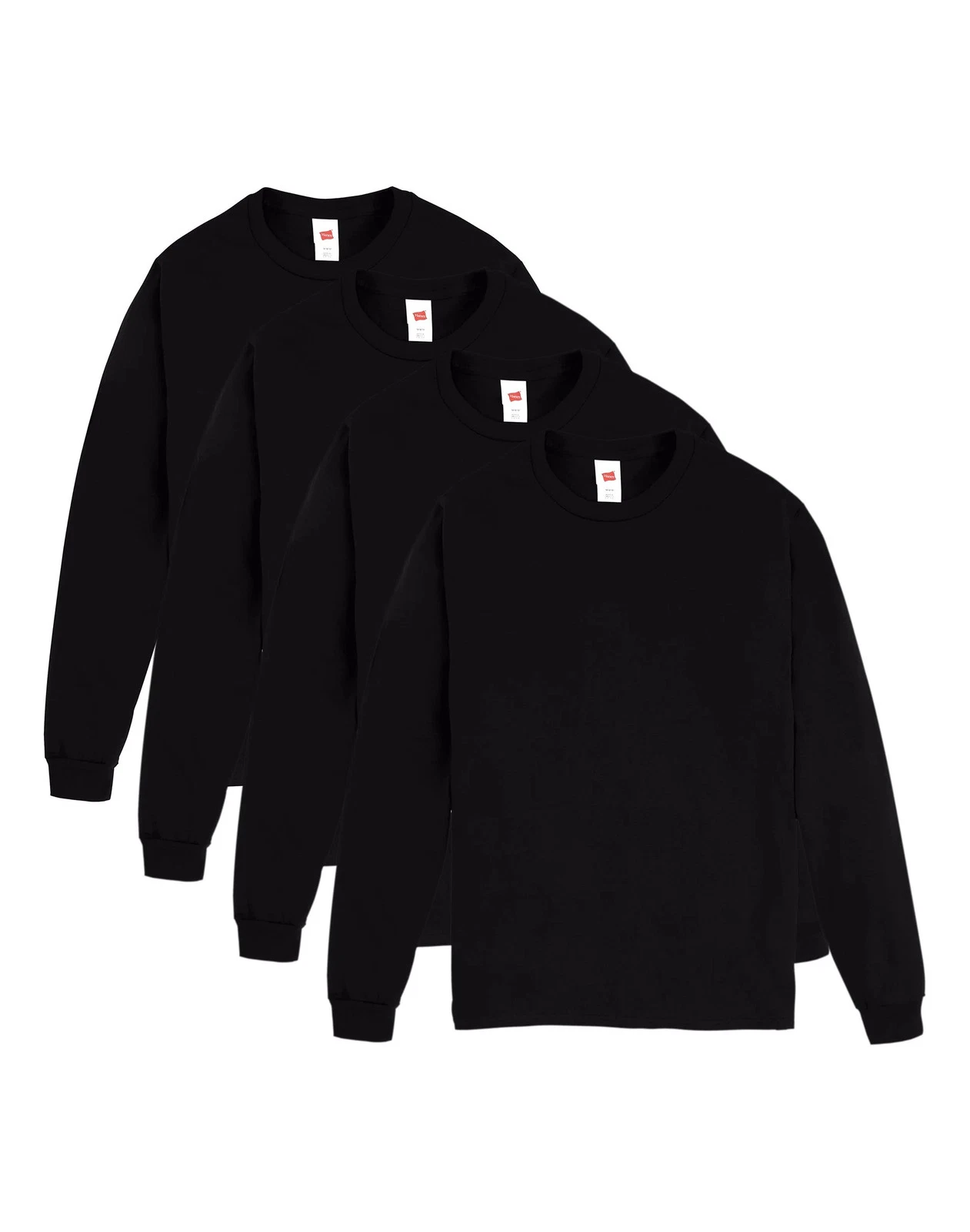 Hanes Essentials Men's Cotton Long Sleeve T-Shirt, Value 4-Pack
Opens in a new window or tab