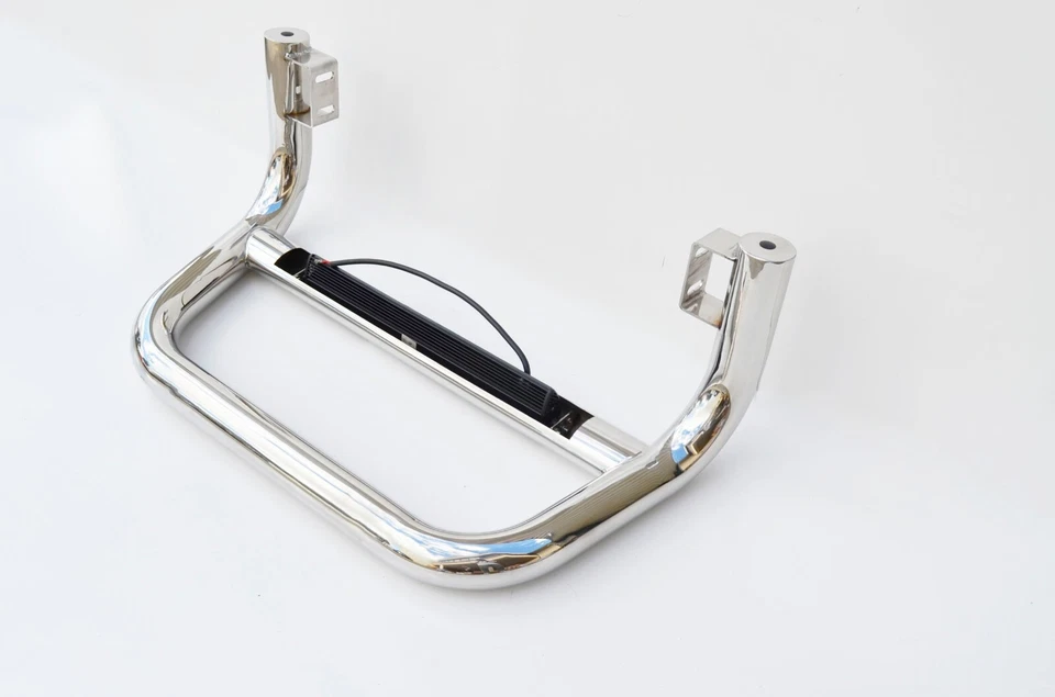 S/S 304 Nudge Bar with LED Light Bumper Guard for Volkswagen Amarok 2011-23 - image 4 of 4