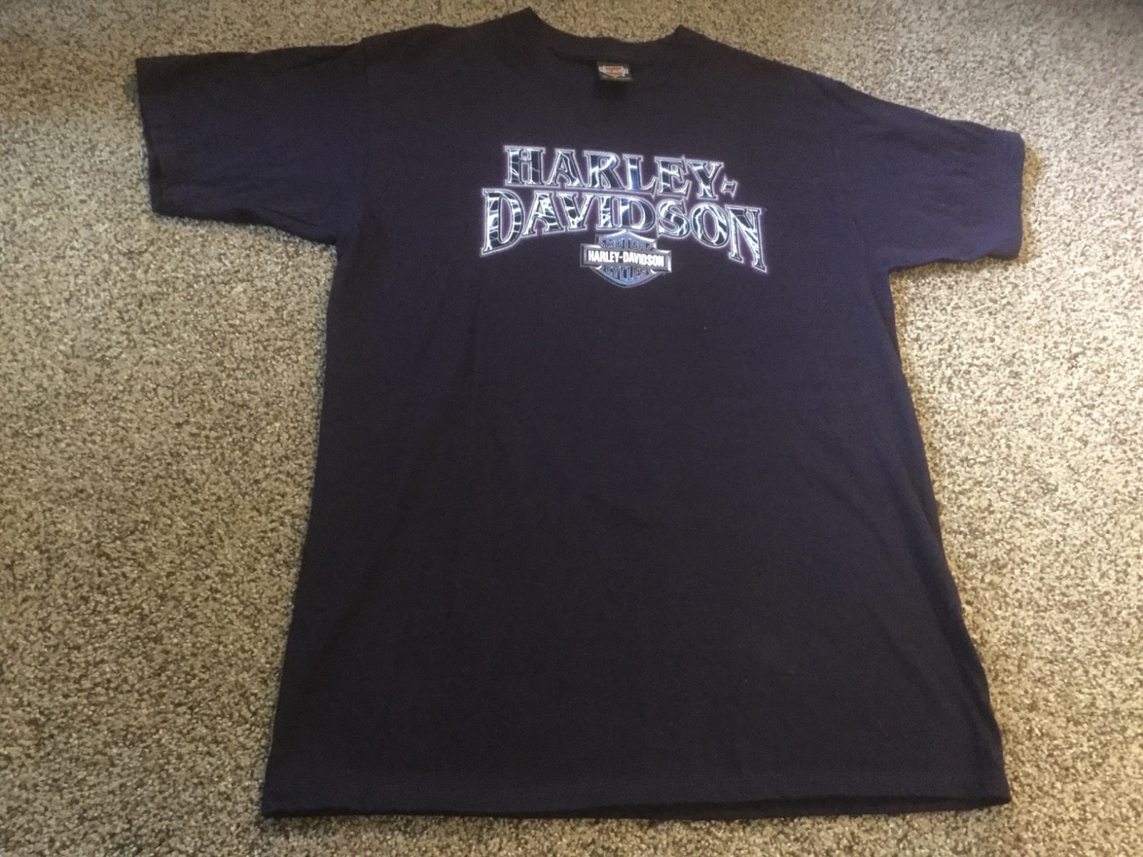 Pre Owned Mens L Harley Davidson Black Parryville, Pa. TShirt. See