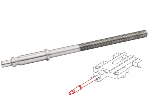 Cross Slide Feed Screw for C2/SC2/C3/G8688/MR-300/M1-250/CX704 Mini Lathe Parts - Picture 1 of 4