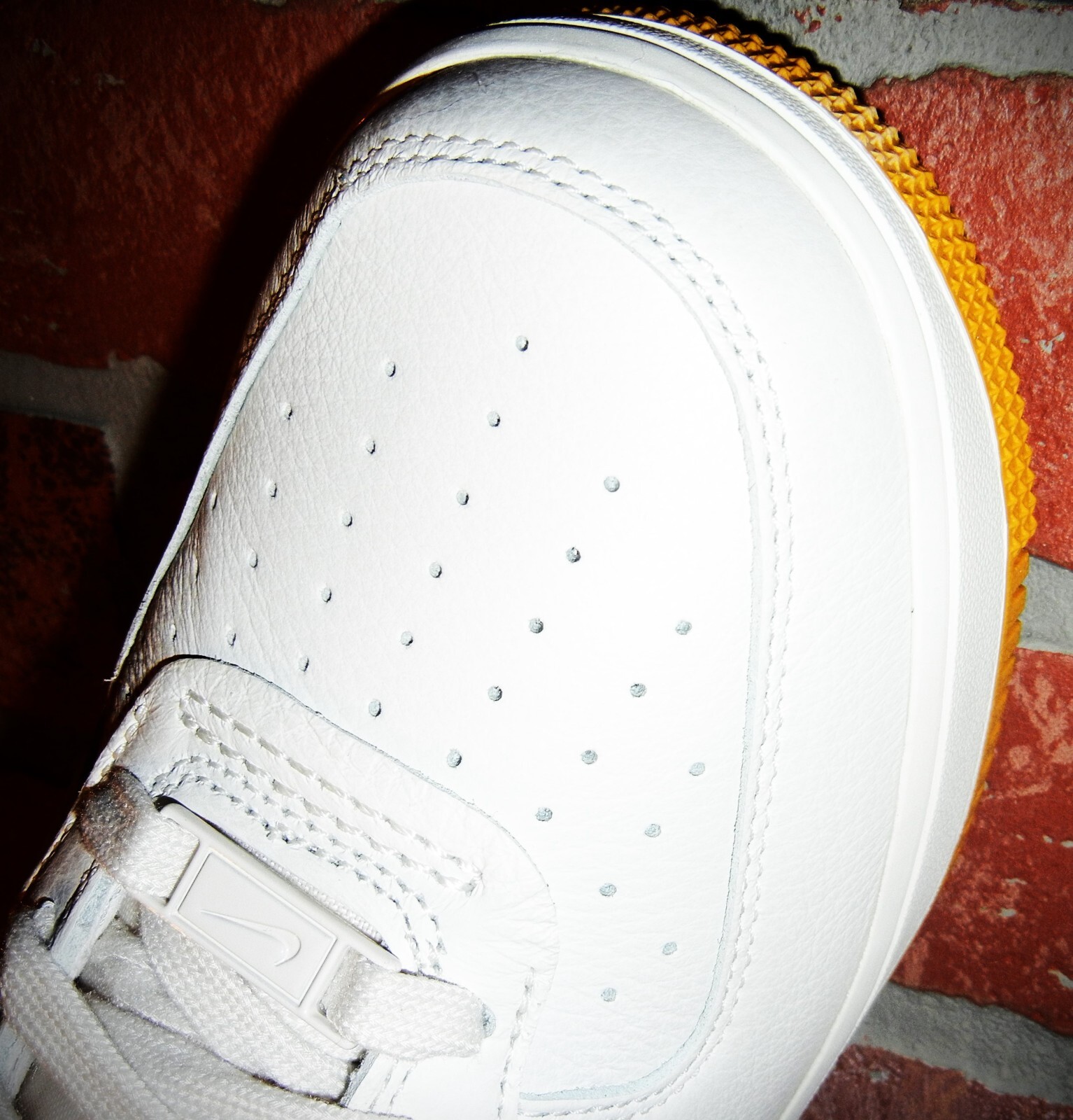 NIKE AF1 SCULPT Phantom / Yellow Ochre Sail SOLD OUT Air Force One AUTHENTICATED image 4