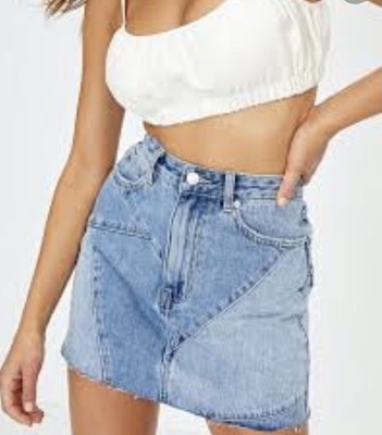 Glassons Split Front Longline Denim 