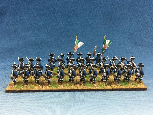 15mm Seven Years War WGS painted Brunswick Army Imhoff Infantry BW3 - Picture 2 of 10