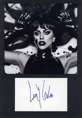 Lady Gaga レディーガガサイン入り写真 証明書付き オートグラフ 傷あり Lady Gaga Autograph | eBay