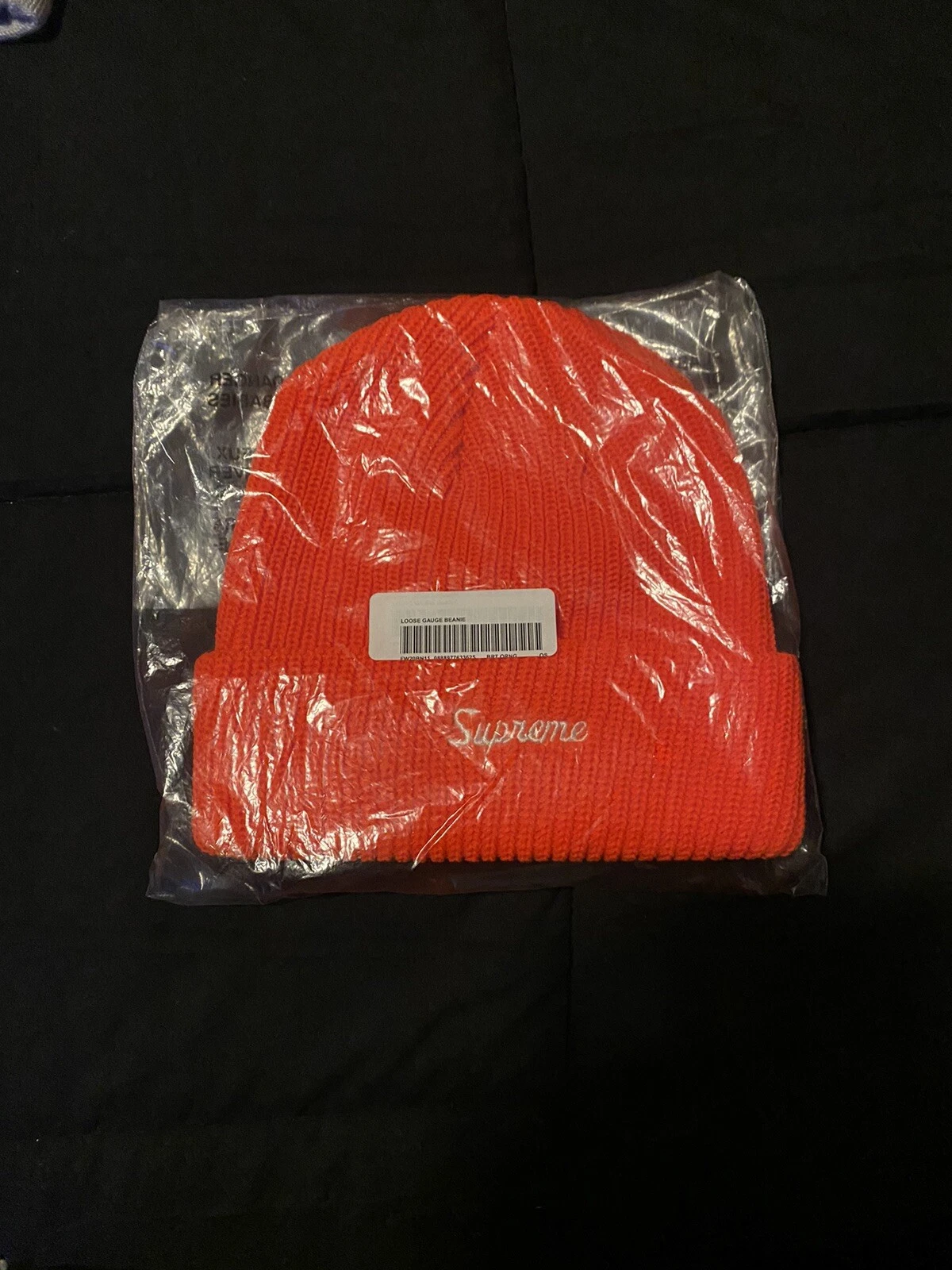 Bonnet SUPREME FW20 Loose Gauge ORANGE VIF