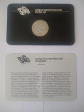 Fu&szlig;ball Weltmeisterschaft 1982 in Spanien - M&uuml;nze &Auml;thiopien