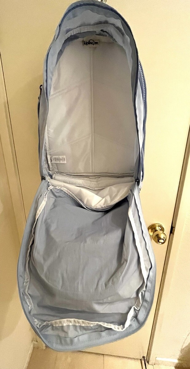 Kipling Nylon Harper Blue Expandable Backpack Large Travel Bag s-l400.jpg main image 3