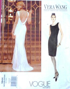 low back evening gown