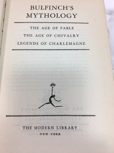Bulfinch's Mythology by Bulfinch - Modern Library - Fable Chivalry & Charlemagne - Picture 4 of 10