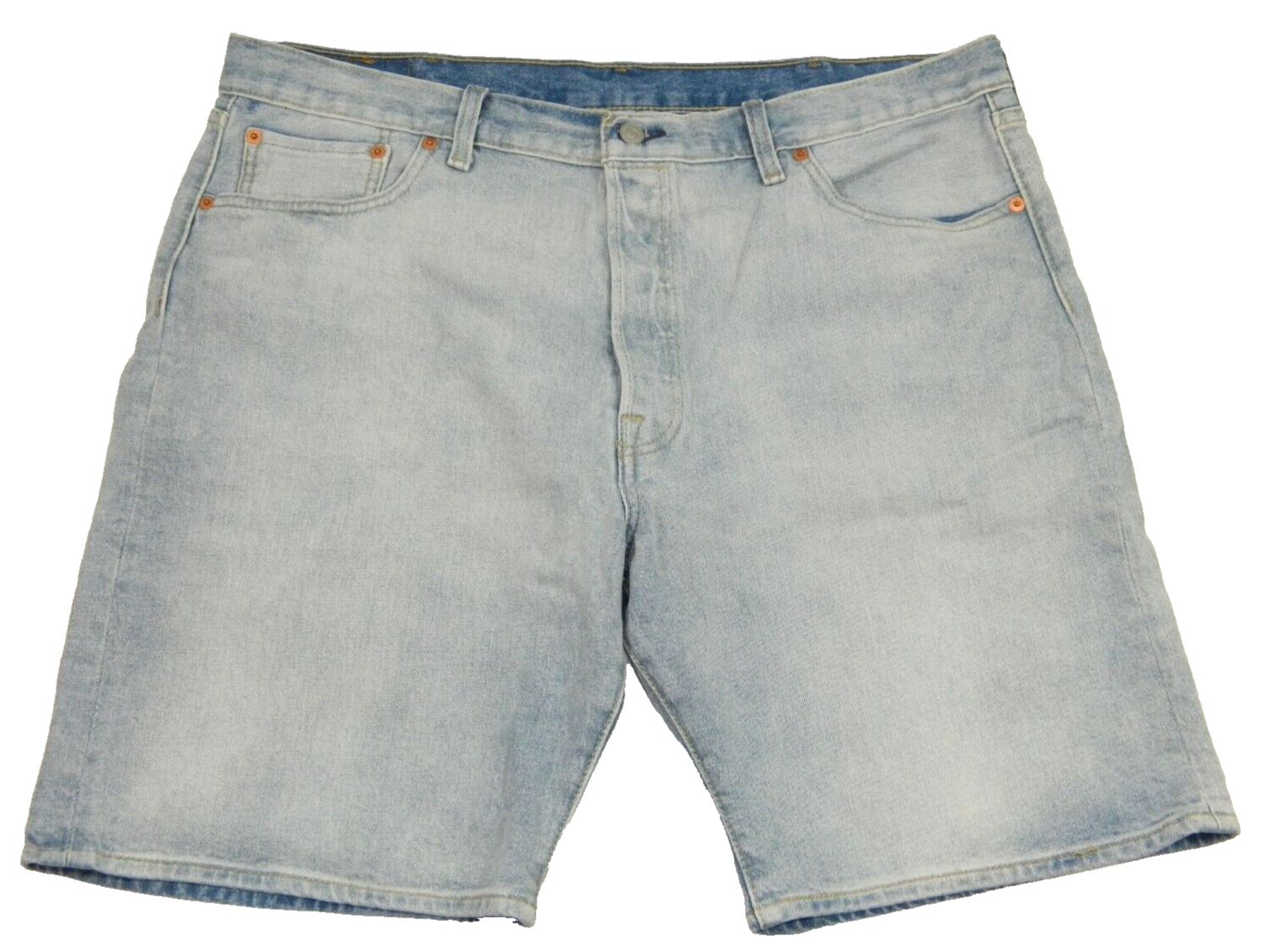 Men's 501 Shorts Levi's Button Fly Premium Denim Blue Tag 40 measured Size 38