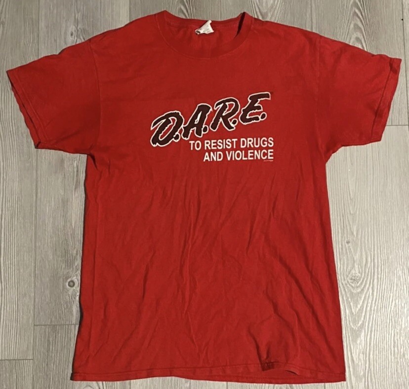 Vintage 90's era DARE Tshirt Say No To Drugs