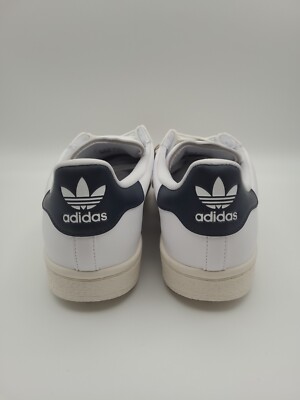 Adidas Superstar Men's Size 11.5 Cloud White Navy Off White Golf
