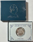 1982-D U.S. Unc Washington Silver Commemorative Half Dollar in Ogp with Coa