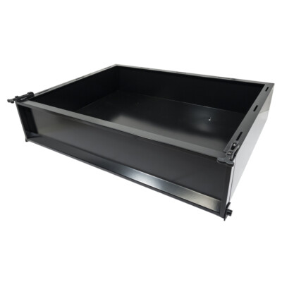 GTW Black Steel Cargo Box | Universal Fit for EZGO Club Car Yamaha Golf Carts