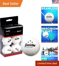 Premium 3 Star 40mm Table Tennis Balls - Youth Friendly 6 Pack White Balls