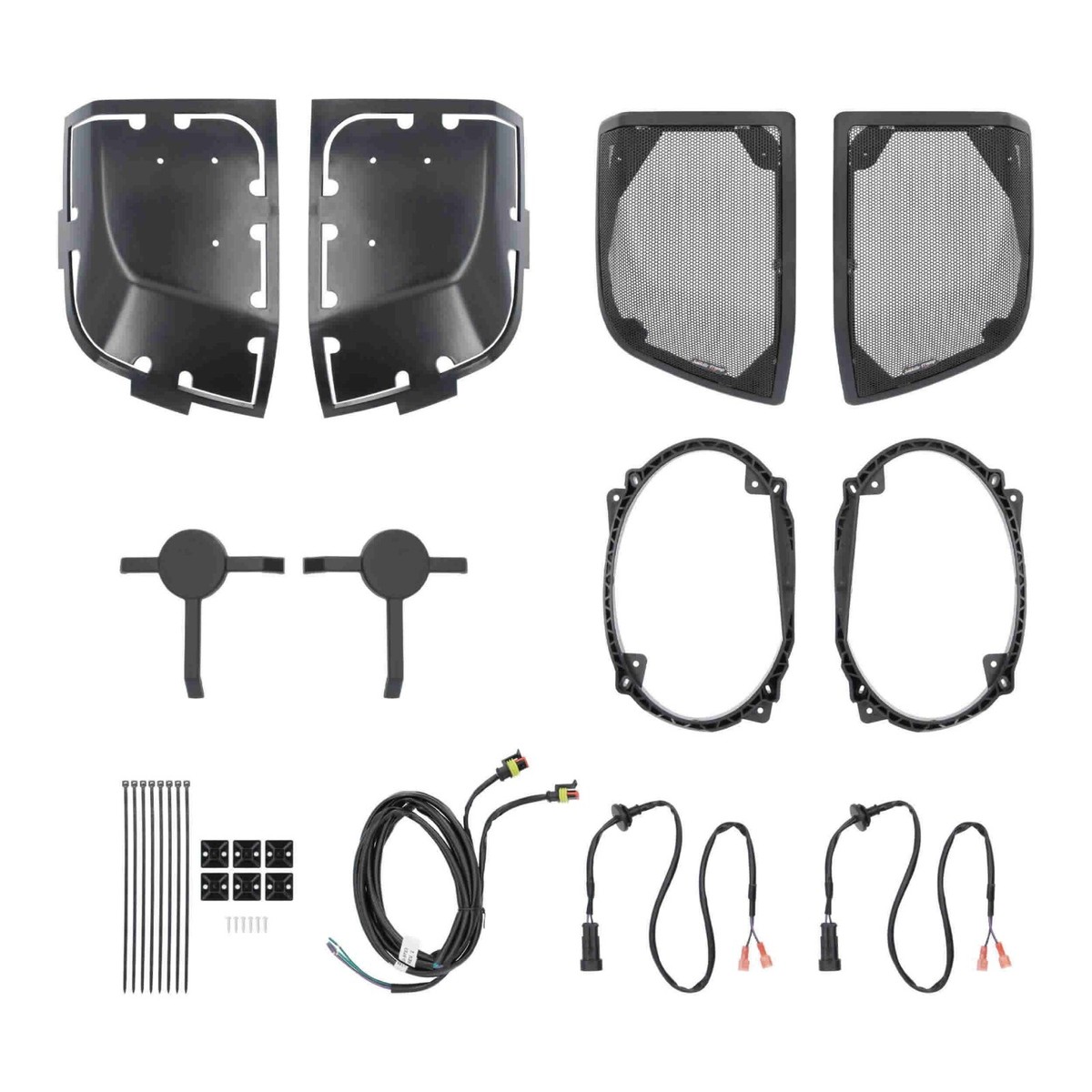 2014-2023 Harley Davidson Cut Saddlebag Tramp Lid Kit 6X9