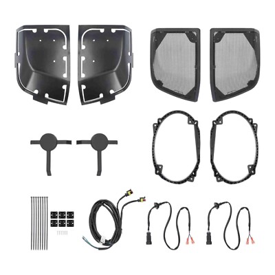 2014-2023 Harley Davidson Cut Saddlebag Tramp Lid Kit 6X9