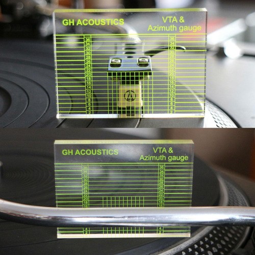 Vinyl Record Player Measuring Phono Tonearm VTA/Cartridge Azimuth Ruler 2024 NEW - Picture 10 of 12