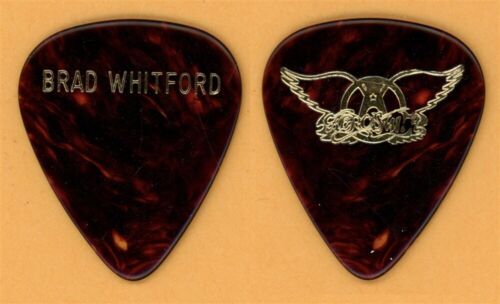 Aerosmith Brad Whitford Vintage Guitar Pick - 1985 Done With Mirrors Tour - Photo 1 sur 2