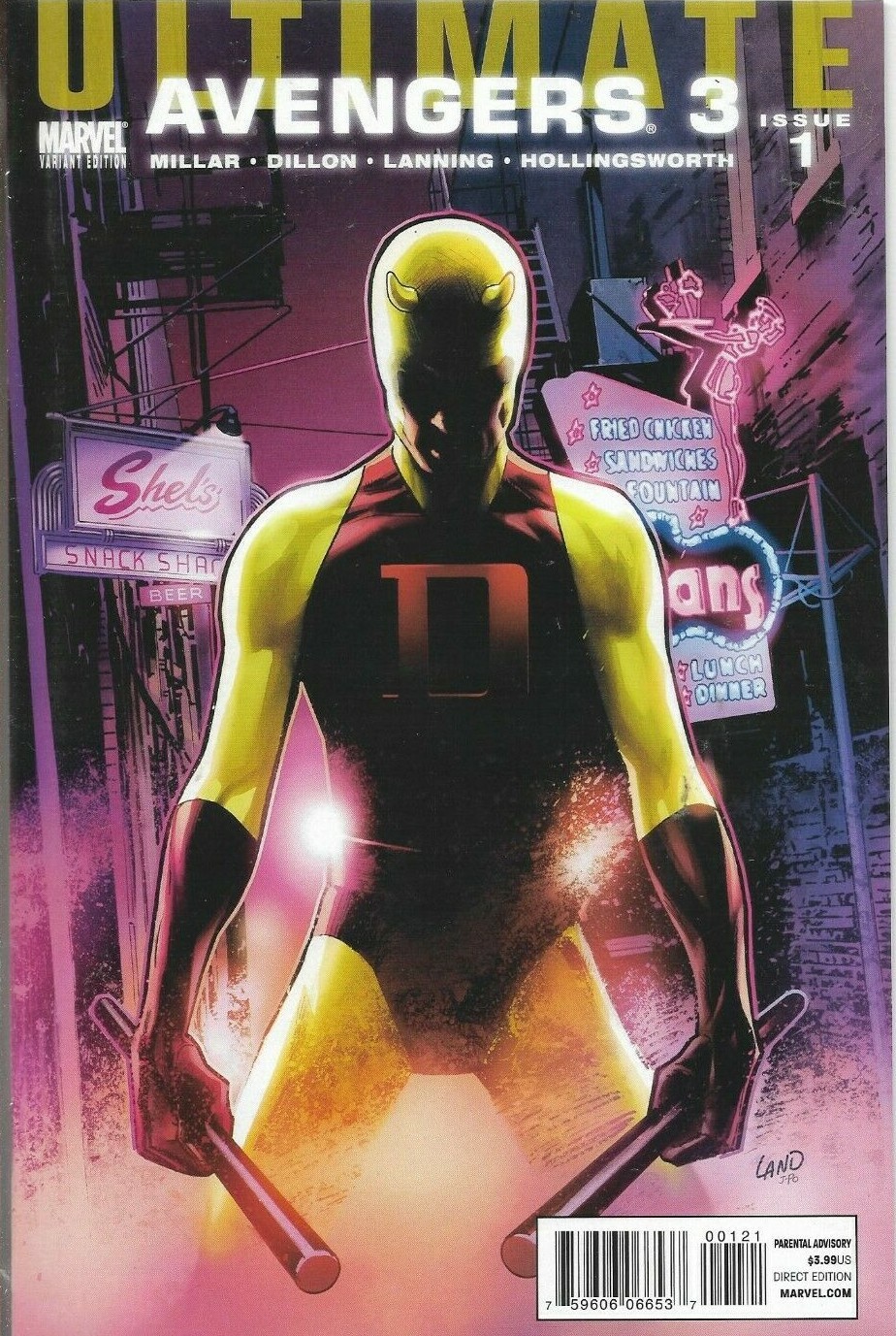 ULTIMATE AVENGERS 3 (2010) #1 Variant - Back Issue (S)