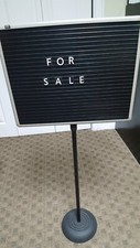 Quartet 7920M Quartet Adjustable Single-Pedestal Magnetic Letter Board, 20 X 16