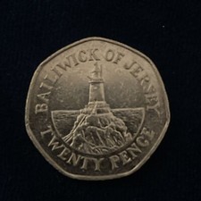 RARE 20p coin 2012 Bailiwick Of Jersey