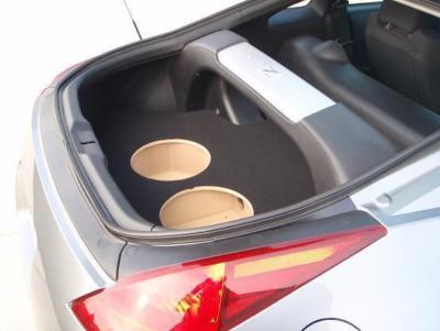 Fits Nissan 350Z - Custom Sub Box Subwoofer Speaker Enclosure - Spare Tire Box