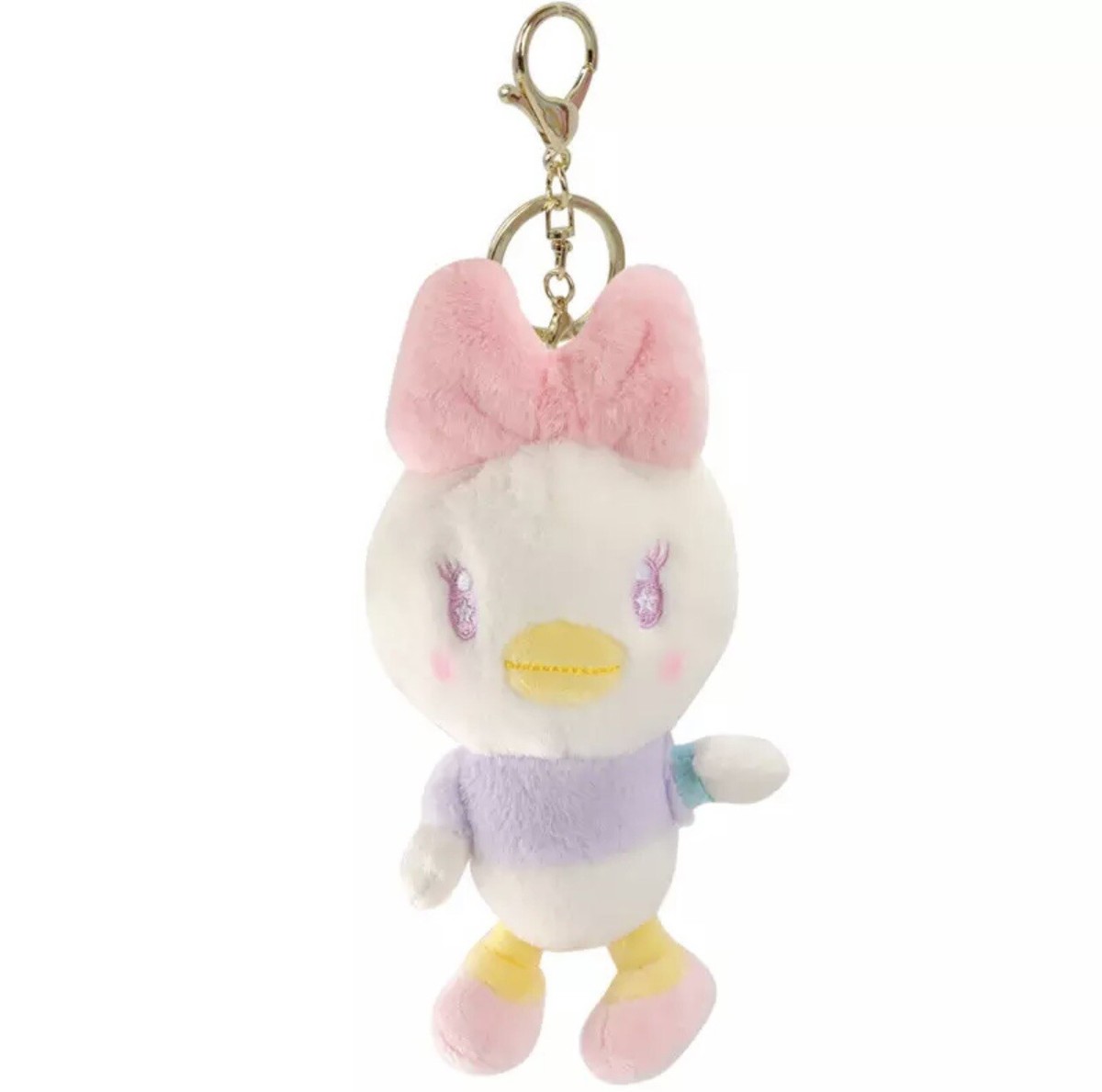 Disney Genuine Keychain Daisy Duck Pastel keychain Cute Plush | eBay