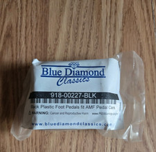 Brand new Pedal Car Parts, AMF Black Plastic Foot Pedals