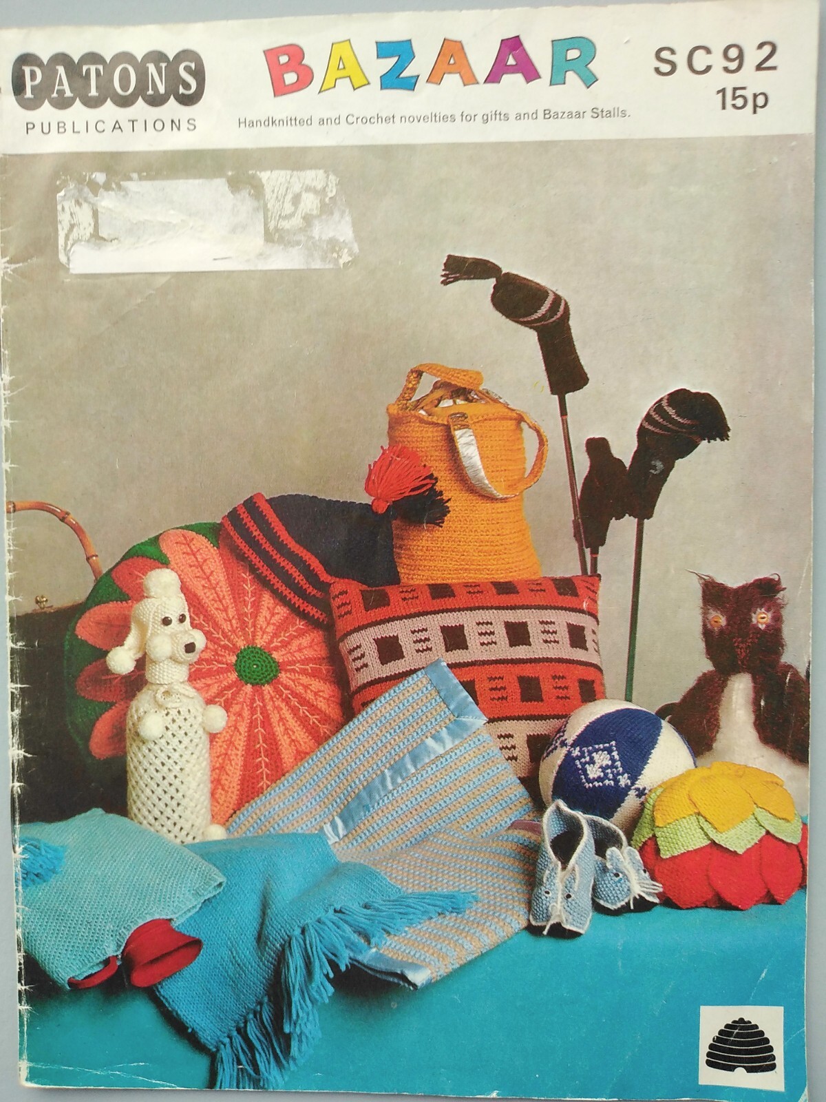 BAZAAR Knit & Crochet Novelties for Gifts & Bazaars PATONS Pattern