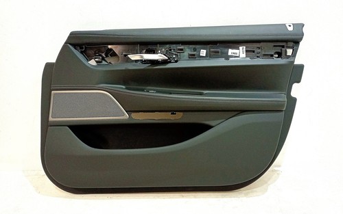 BMW OEM Door panel front right leather Nappa black 7448518 vin:G494544 G11 G12