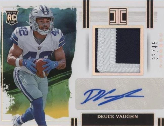 2023 Panini Impeccable Deuce Vaughn #RPA-DV
