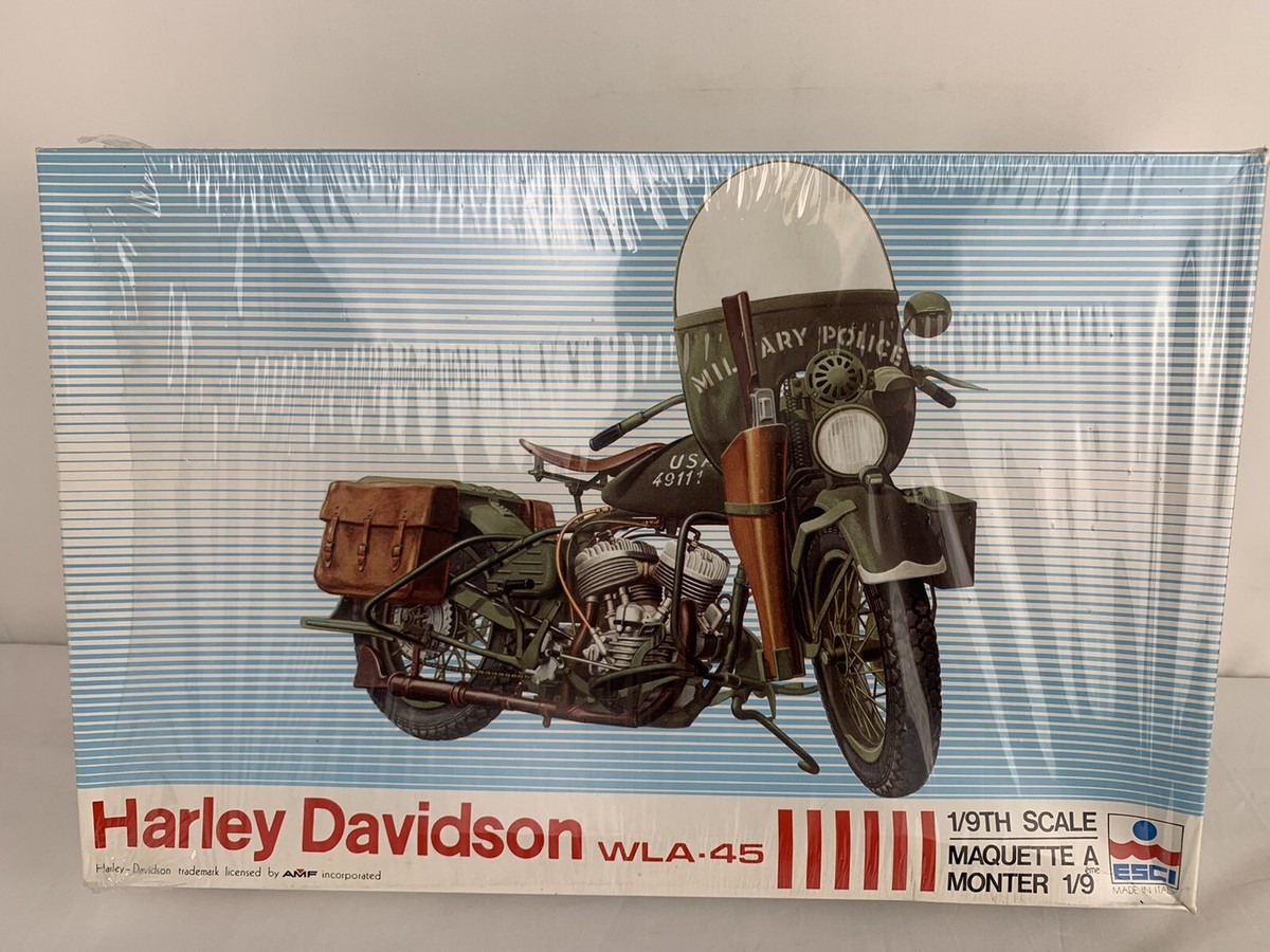 Davidson Harley WLA-45 ESCI 1⁄9 WLA MODEL DAVIDSON HARLEY KIT 1:9